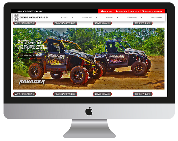Build customized UTV\/ATV Vehicles with Color and Accessories options
